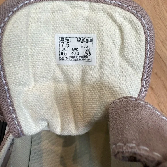 VANS Unisex Old Skool Velcro Sneakers - Mauve - Picture 6 of 7